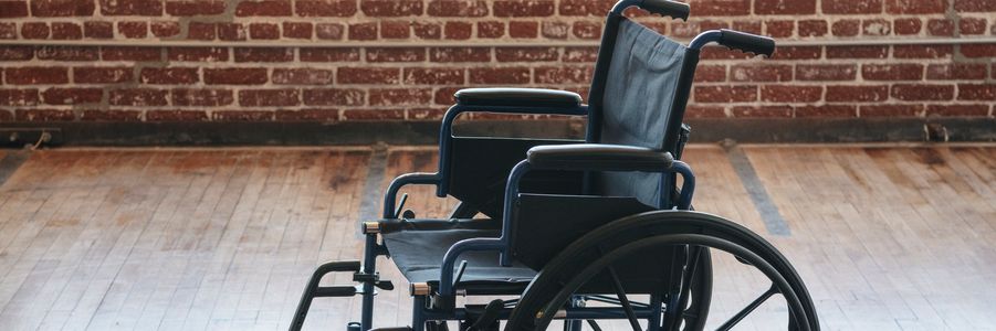 Empty Wheelchair Scene — 150-piece jigsaw puzzle