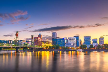 Twilight Over Portland — 500-piece jigsaw puzzle