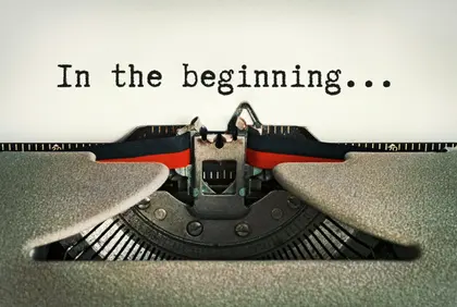 Typed Beginnings — 200-piece jigsaw puzzle