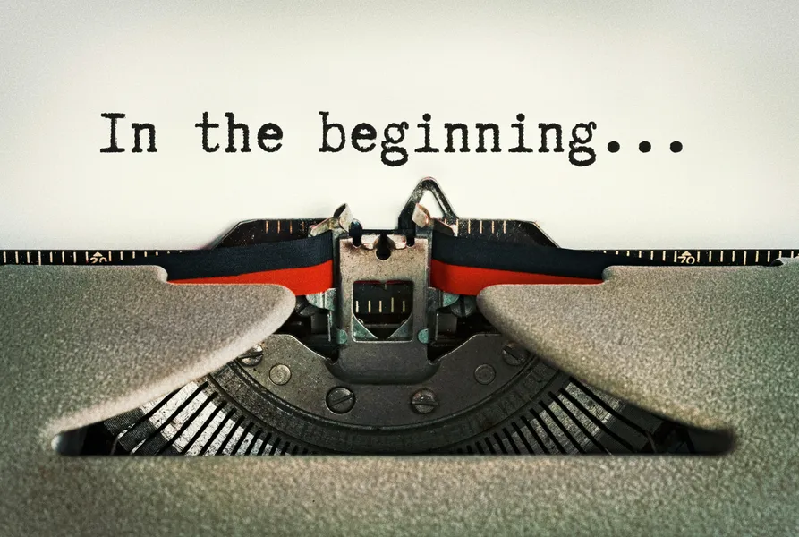 Typed Beginnings — 200-piece jigsaw puzzle