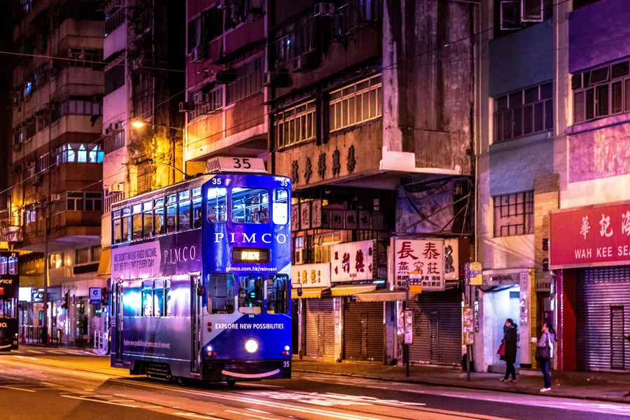 Night Tram Journey — 200-piece jigsaw puzzle