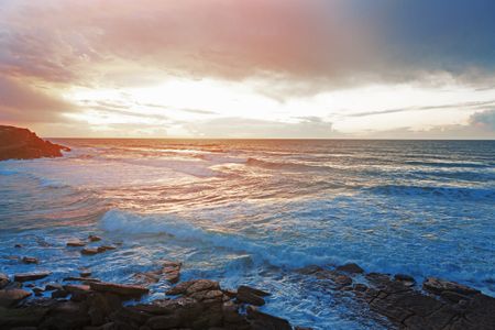 Ocean Sunset Serenity — 400-piece jigsaw puzzle