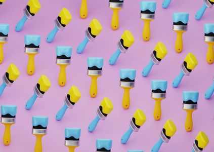 Vibrant Brush Pattern — 300-piece jigsaw puzzle
