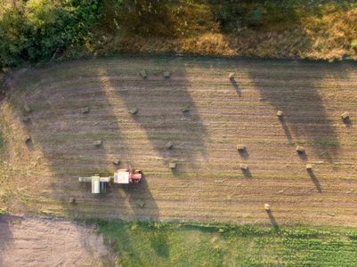 Harvesting from Above — 300-piece jigsaw puzzle