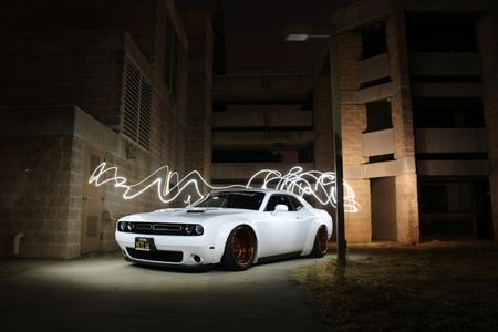 Light Trails and Muscle Car — 200-piece jigsaw puzzle