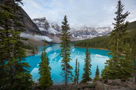 Serene Mountain Lake — 200-piece jigsaw puzzle