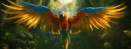 Majestic Jungle Parrot — 150-piece jigsaw puzzle