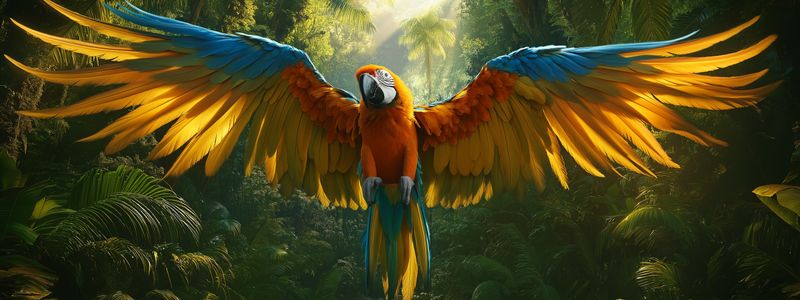 Majestic Jungle Parrot — 150-piece jigsaw puzzle