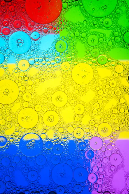 Rainbow Bubbles — 400-piece jigsaw puzzle