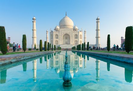 Majestic Taj Reflection — 100-piece jigsaw puzzle